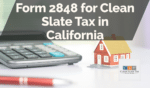 Form 2848 for Clean Slate Tax in California