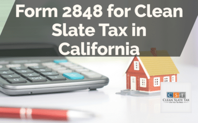 Form 2848 for Clean Slate Tax in California