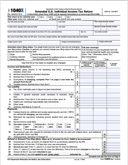 federal amended tax return